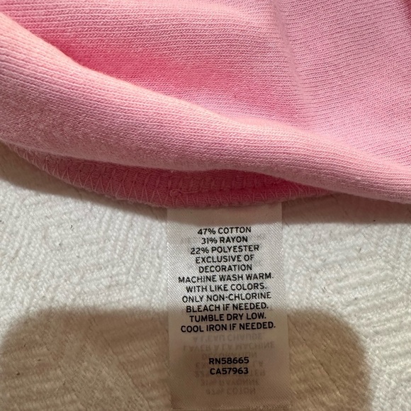 B.P. Pink Terry Tank Top NWT XS - Picture 7 of 7